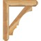 Ekena Millwork Balboa Craftsman Rough Sawn Bracket w/ Offset Brace, Western Red Cedar, 6"W x 24"D x 28"H BKT0604X24X28BOA04RWR - alternate 2